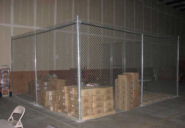 chain link security enclosures