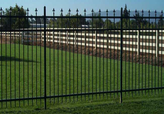 ornamental security iron fencing